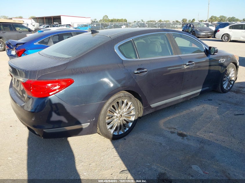 Vin: knalw4d48f6017518, lot: 46795016, kia k900 luxury 20154