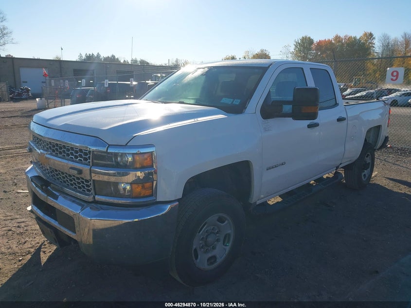 CHEVROLET SILVERADO 2500HD 2019 VIN 2GC2KREG9K1186237
