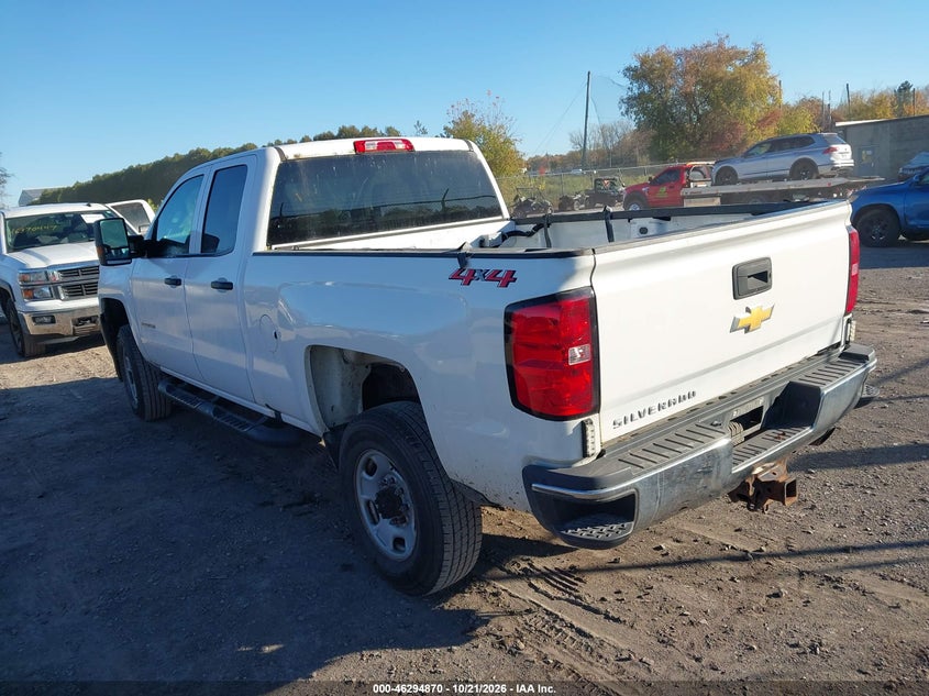 CHEVROLET SILVERADO 2500HD 2019 VIN 2GC2KREG9K1186237
