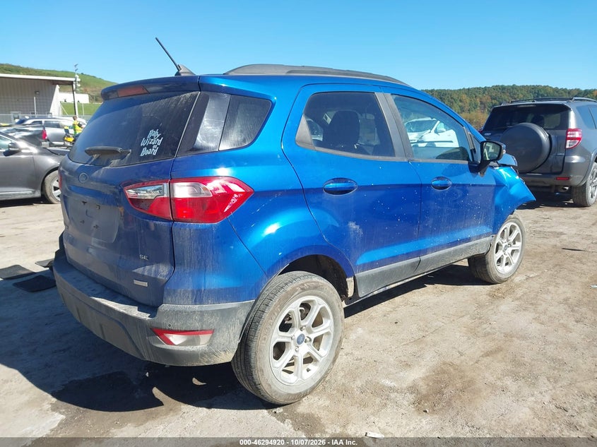 Vin: maj3s2ge2kc266664, lot: 46795083, ford ecosport se 20194