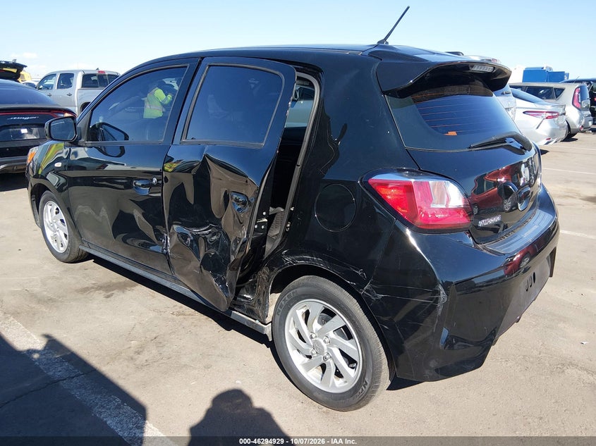 Vin: ml32auhj2nh006968, lot: 46795092, mitsubishi mirage le 20223