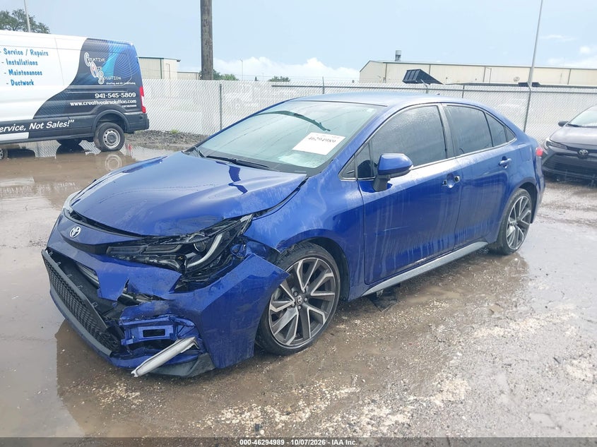 Vin: 5yfs4mce3np119864, lot: 46795152, toyota corolla se 20222