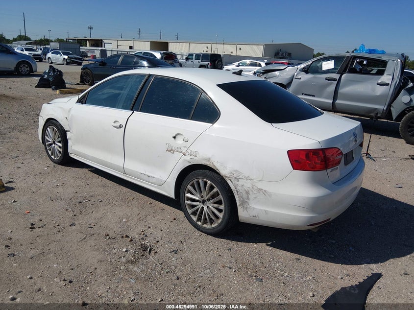 Vin: 3vwlx7aj9dm361767, lot: 46795154, volkswagen jetta 2.5l sel 20133