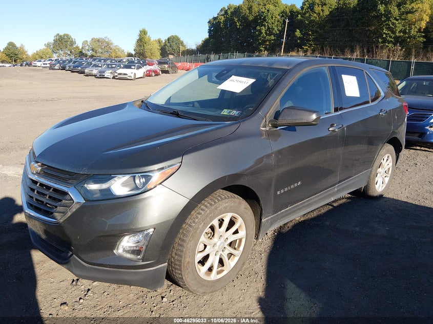 2020 Chevrolet Equinox Awd Lt 1.5L Turbo, Удар сзади, IAAI, VIN 3GNAXUEV3LS518054 — фото 2