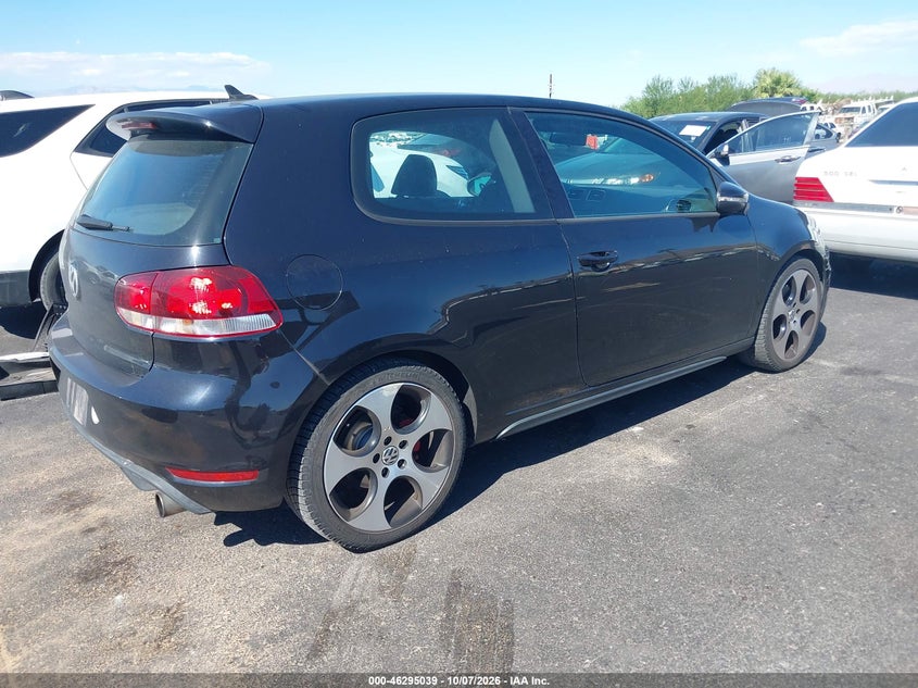 Vin: wvwev7aj3cw342826, lot: 46795202, volkswagen gti 2-door 20124