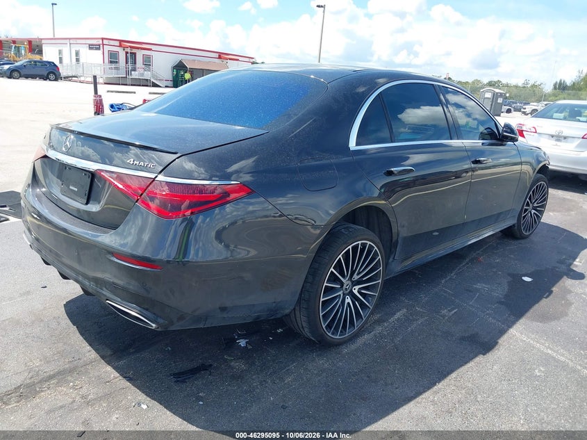 Vin: w1k6g7gb7na089191, lot: 46795258, mercedes-benz s 580 4matic 20224