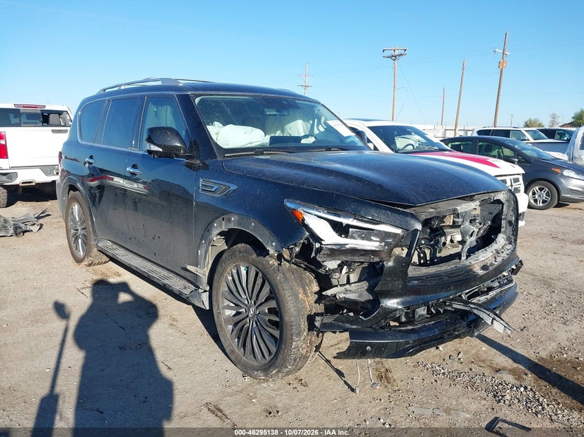 Vin: jn8az2ae9p9303904, lot: 46795301, infiniti qx80 premium select awd 20231
