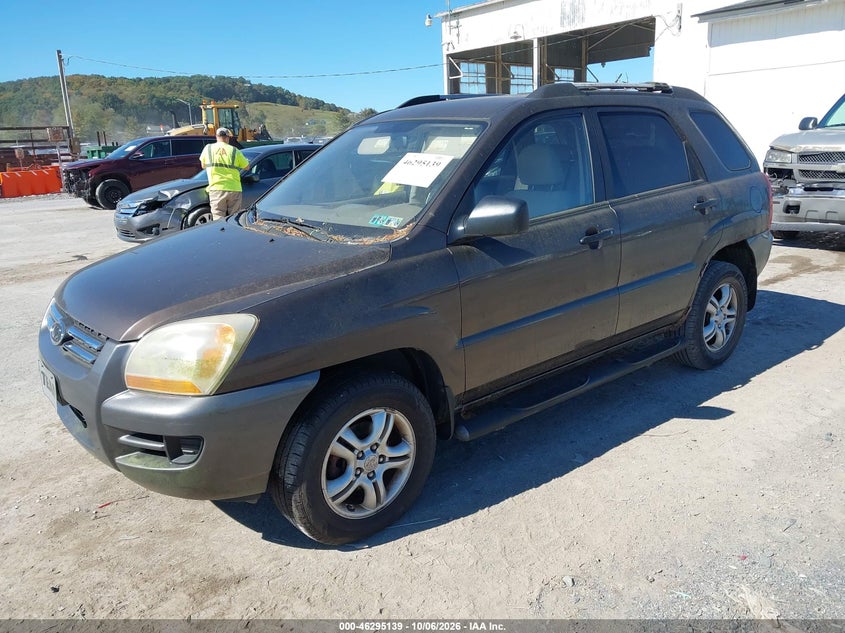 KIA SPORTAGE 2008 VIN KNDJE723787533925