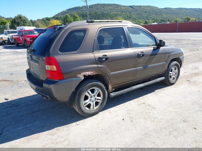 KIA SPORTAGE 2008 VIN KNDJE723787533925