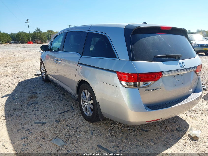 Vin: 5fnrl5h64eb089455, lot: 46795324, honda odyssey ex-l 20143