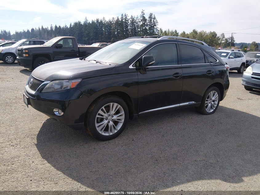 LEXUS RX 450H 2011 VIN JTJBC1BA7B2416692