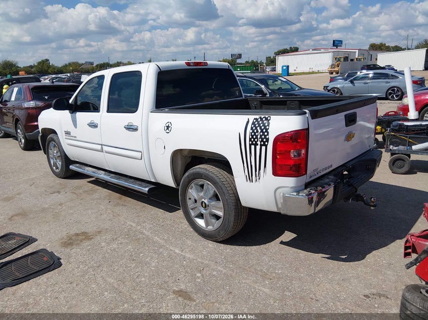 Vin: 3gcpcse00dg334105, lot: 46795361, chevrolet silverado 1500 lt 20133