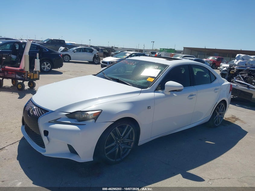 2014 Lexus Is 350, Flood, IAAI, VIN JTHCE1D26E5004255 — photo 2