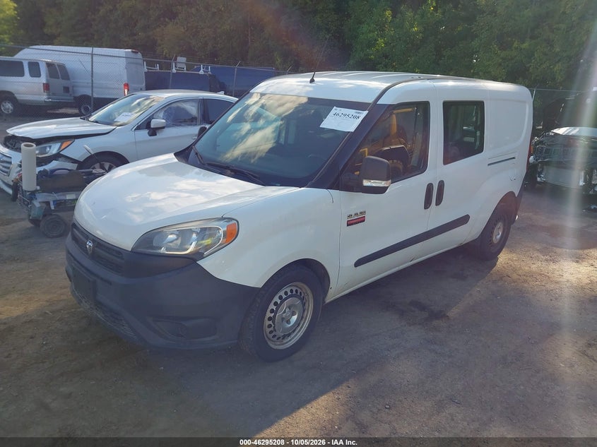 Vin: zfberfab9h6e60609, lot: 46795371, ram promaster city tradesman 20172