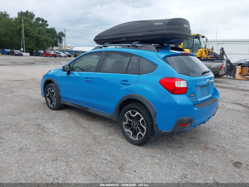 Vin: jf2gpanc8hh258476, lot: 46795395, subaru crosstrek 2.0i limited 20173