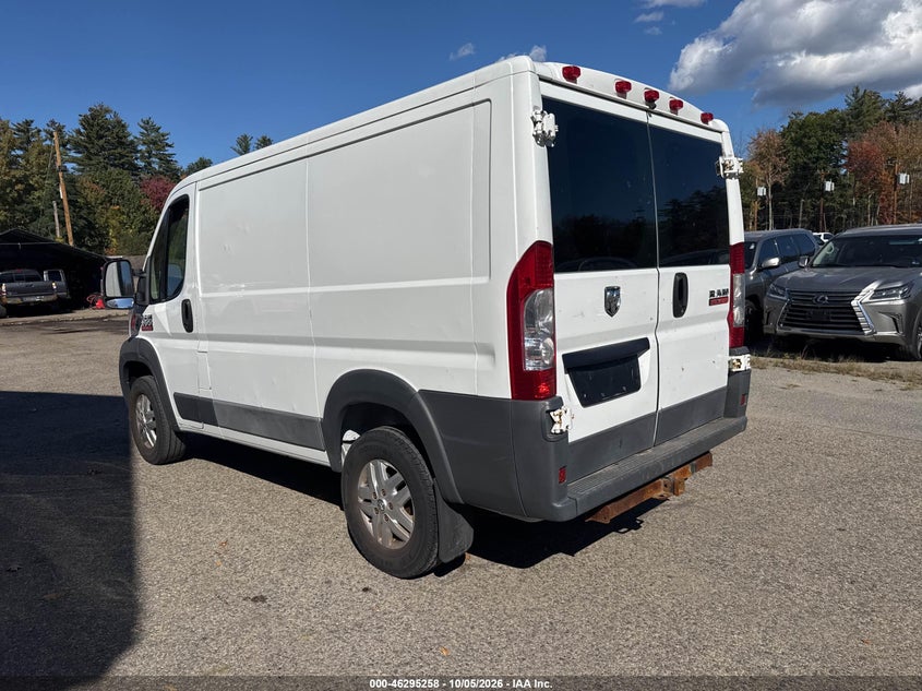 Vin: 3c6trvng1ee110518, lot: 46795421, ram promaster 1500 low roof 20143