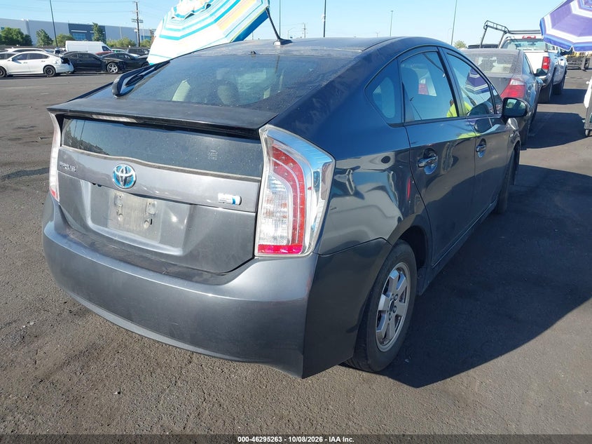 Vin: jtdkn3du9c5431761, lot: 46795426, toyota prius three 20124