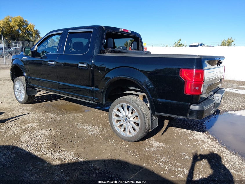 Vin: 1ftew1eg8jfa51440, lot: 46795452, ford f-150 limited 20183