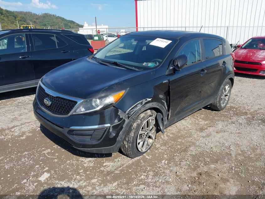 Vin: kndpbcac0g7858301, lot: 46795454, kia sportage lx 20162