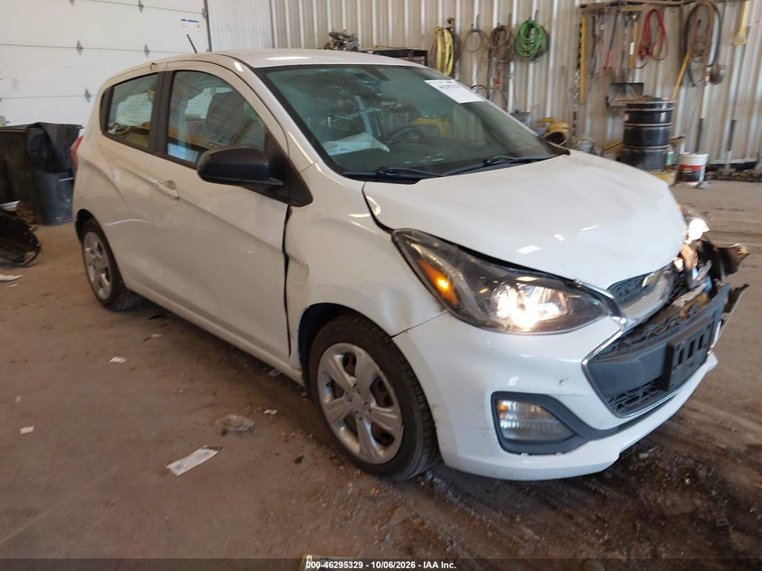 Vin: kl8cb6sa0kc817754, lot: 46795492, chevrolet spark ls cvt 20191