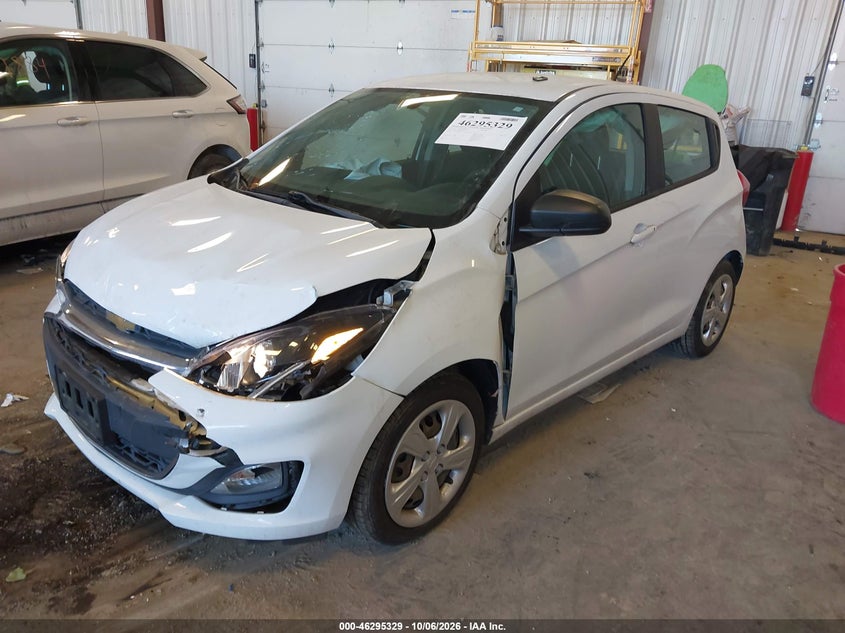 Vin: kl8cb6sa0kc817754, lot: 46795492, chevrolet spark ls cvt 20192