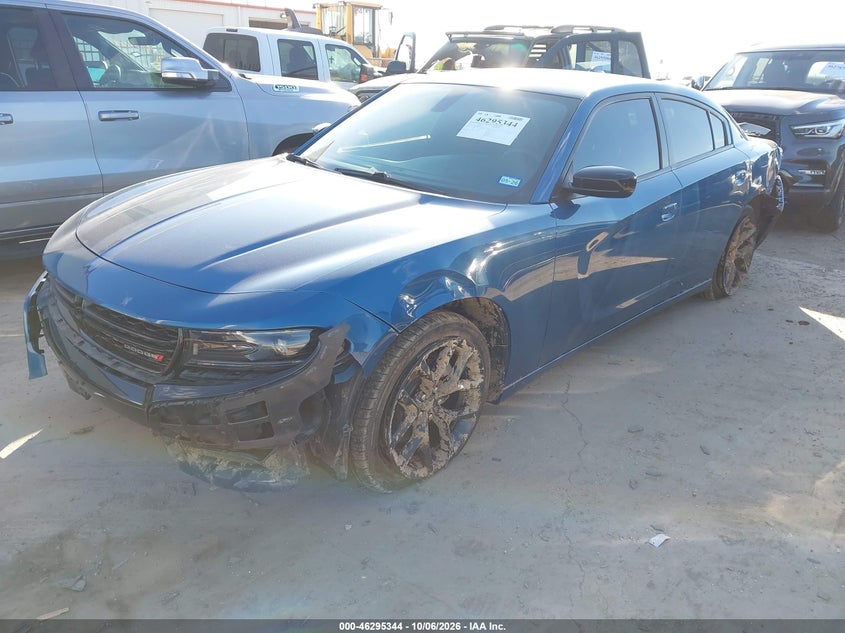 Vin: 2c3cdxbg9ph534337, lot: 46795507, dodge charger sxt 20232