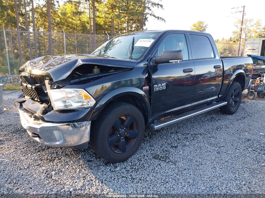 Vin: 1c6rr7ltxfs683406, lot: 46795513, ram 1500 outdoorsman 20152