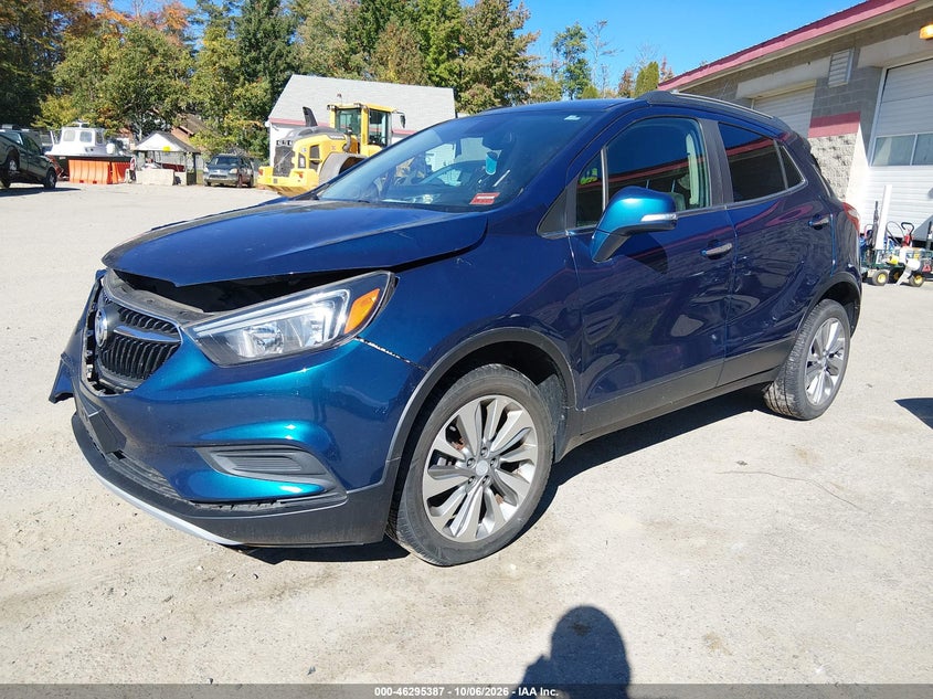 Vin: kl4cjesb6kb822213, lot: 46795550, buick encore awd preferred 20192