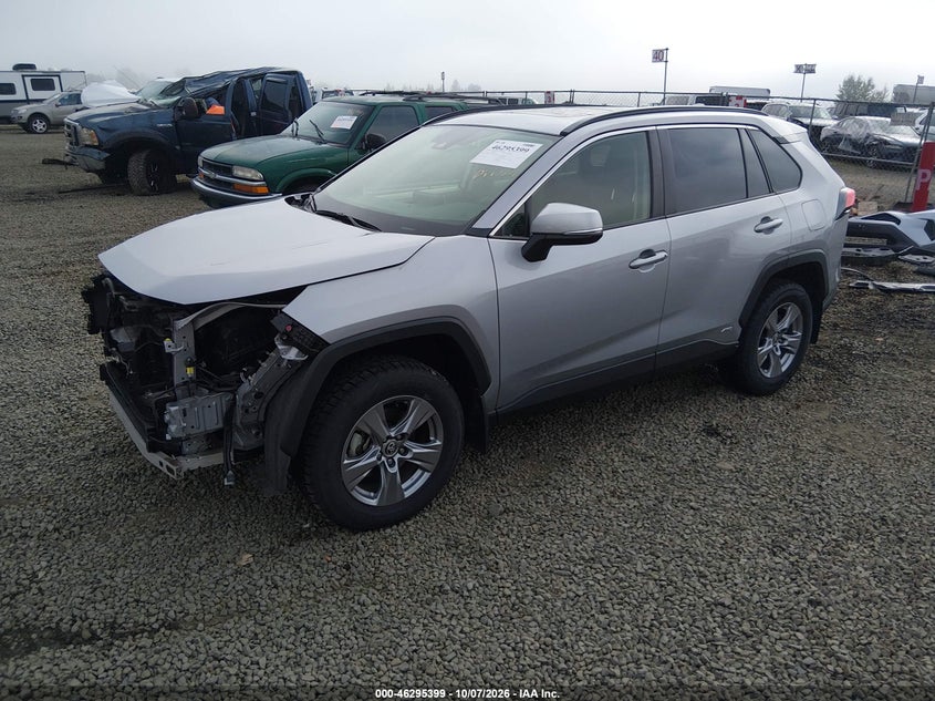 Vin: jtmrwrfv4pd201299, lot: 46795562, toyota rav4 hybrid xle 20232