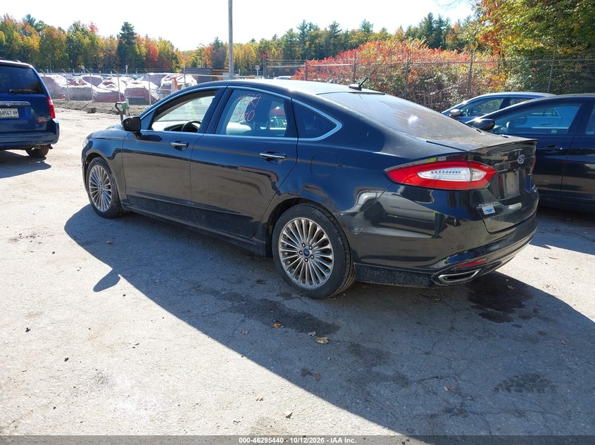 Vin: 3fa6p0k90dr364240, lot: 46795603, ford fusion titanium 20133
