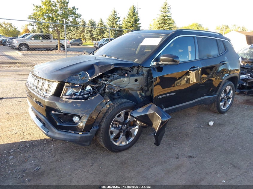 Vin: 3c4njdcb1jt329849, lot: 46795620, jeep compass limited 4x4 20182