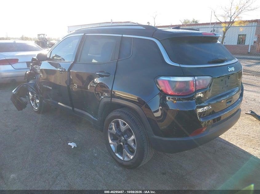 Vin: 3c4njdcb1jt329849, lot: 46795620, jeep compass limited 4x4 20183