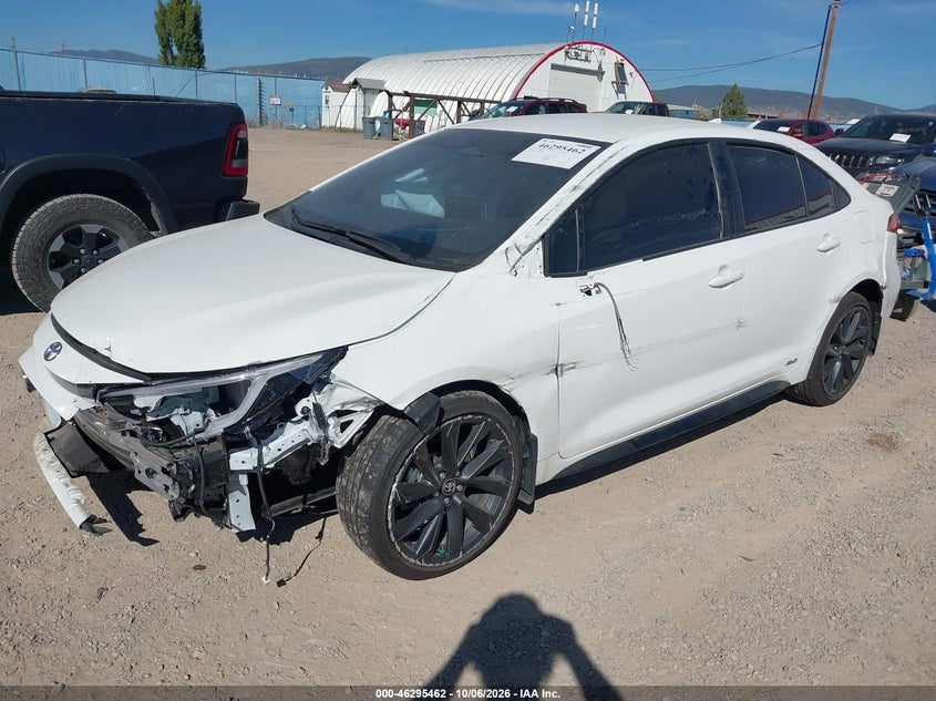 Vin: jtdbdmhe1t3030891, lot: 46795625, toyota corolla hybrid hybrid se 20262