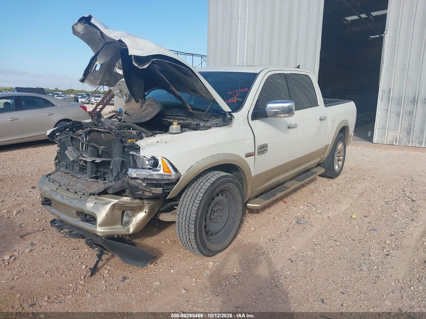 Vin: 1c6rr6pt0gs293369, lot: 46795632, ram 1500 longhorn 20162