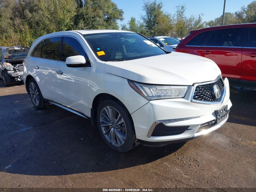 Vin: 5fryd4h57hb028890, lot: 46795644, acura mdx technology package 20171