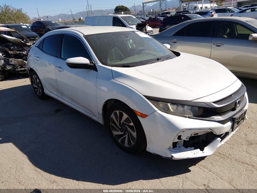 Vin: shhfk7h25ju410149, lot: 46795713, honda civic lx 20181