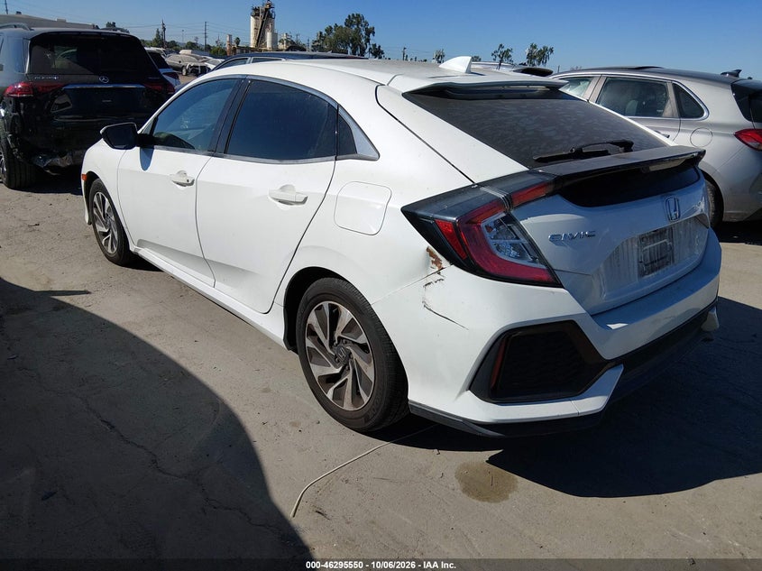 Vin: shhfk7h25ju410149, lot: 46795713, honda civic lx 20183