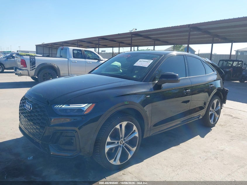 Vin: wa16aafy8p2005076, lot: 46795752, audi q5 sportback prestige 45 tfsi s line quattro s tronic 20232