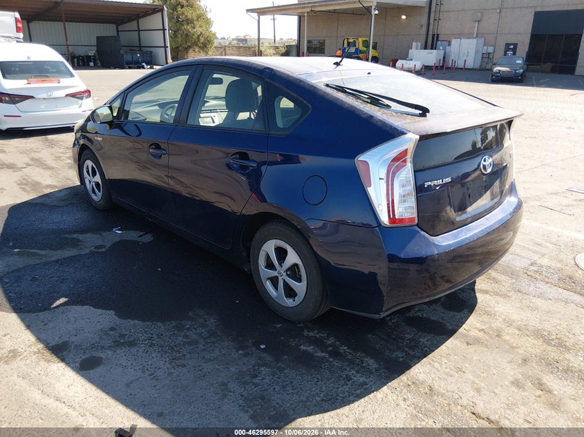 Vin: jtdkn3duxc1615047, lot: 46795760, toyota prius two 20123