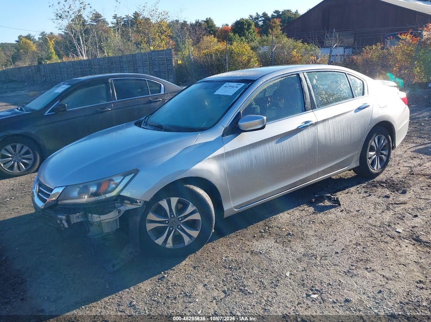 Vin: 1hgcr2f30da086153, lot: 46795799, honda accord lx 20132