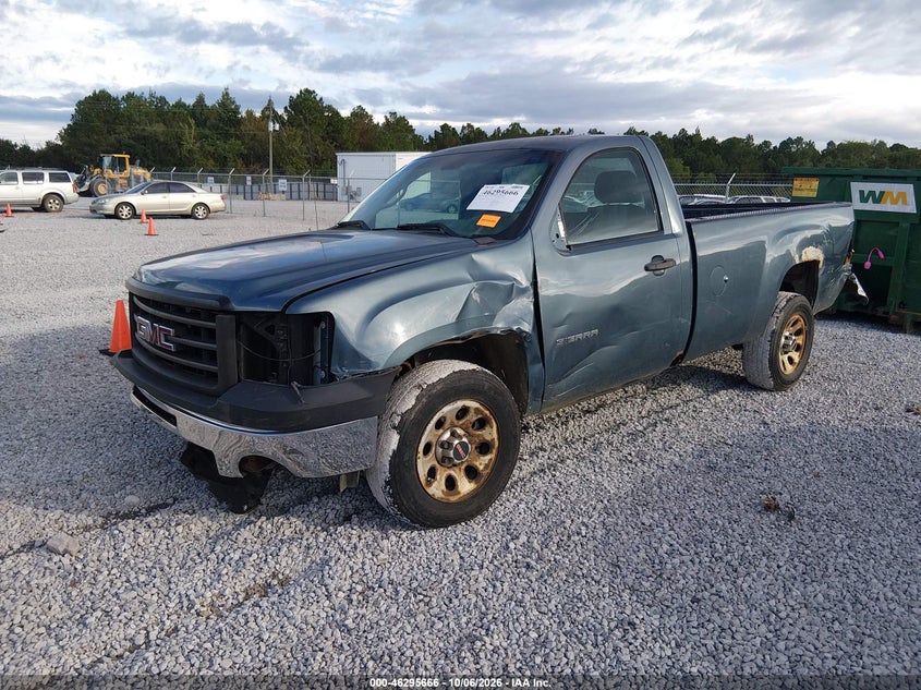 Vin: 1gtpcteaxaz238959, lot: 46795828, gmc sierra 1500 work truck 20102