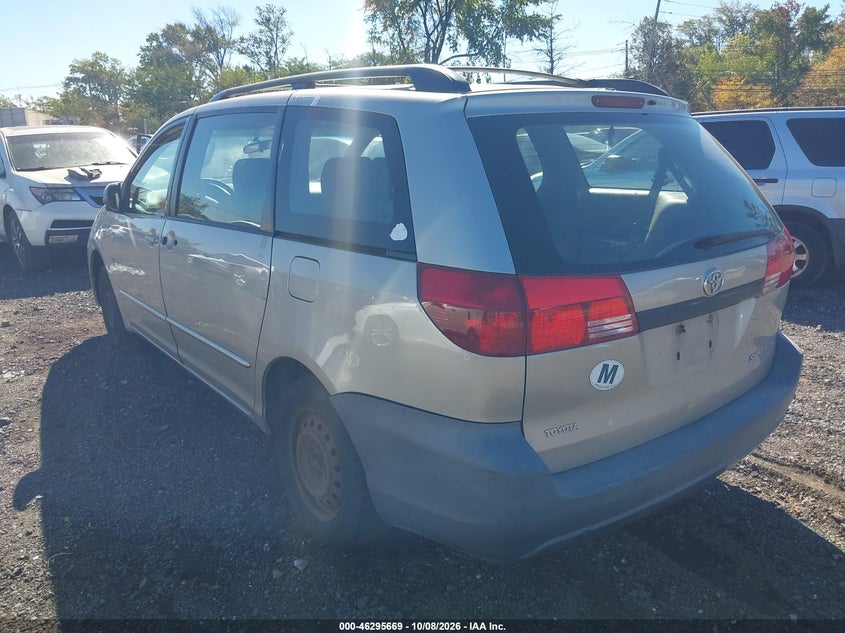 TOYOTA SIENNA 2005 VIN 5TDZA23C25S280711