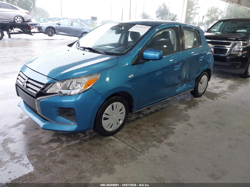 Vin: ml32auhj1mh004594, lot: 46795854, mitsubishi mirage carbonite edition/es/le 20212