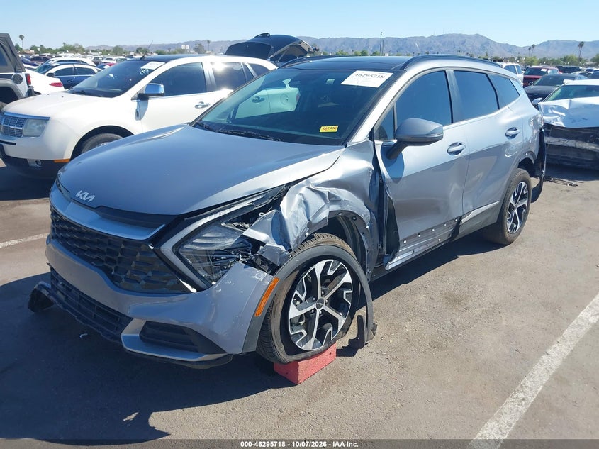 Vin: 5xyk3cdf3sg238440, lot: 46795881, kia sportage ex 20252