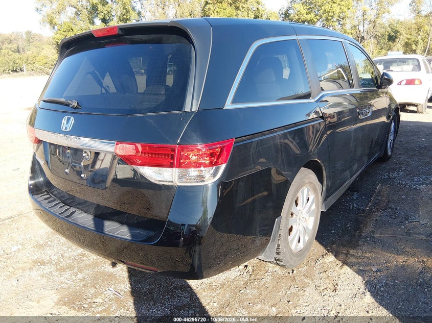 Vin: 5fnrl5h61gb093854, lot: 46795883, honda odyssey ex-l 20164
