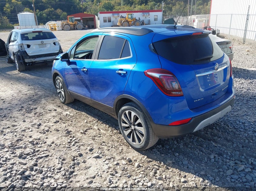 Vin: kl4cjcsb4jb546875, lot: 46795913, buick encore essence 20183