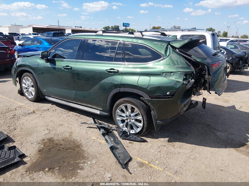 Vin: 5tdxbrch6ss675673, lot: 46795938, toyota highlander hybrid limited 20253