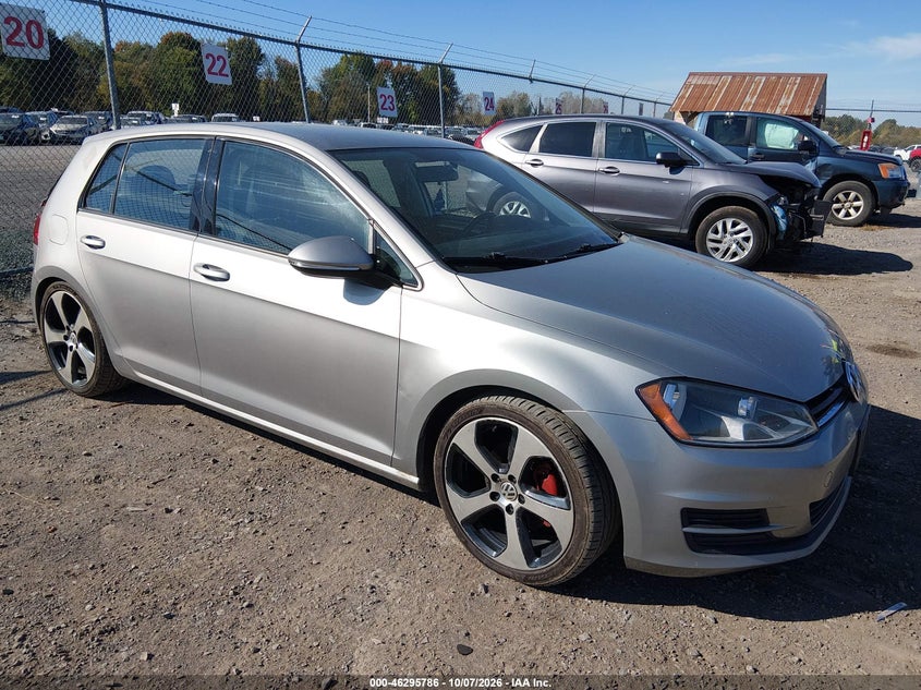 2016 Volkswagen Golf Tsi S 4-Door, Удар сзади, IAAI, VIN 3VW217AU9GM056670