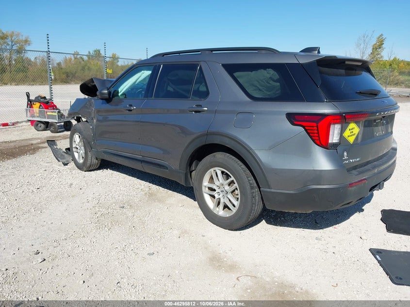 Vin: 1fmuk8dh0tga49765, lot: 46795975, ford explorer active 20263