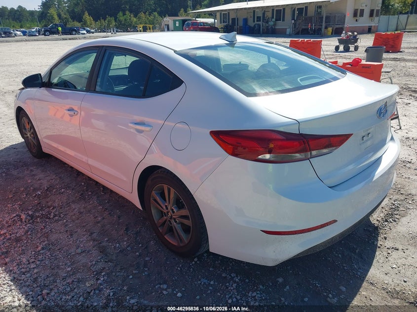 Vin: 5npd84lf9jh260256, lot: 46795999, hyundai elantra sel 20183